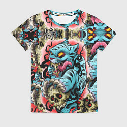 Футболка женская Самурай, цвет: 3D-принт