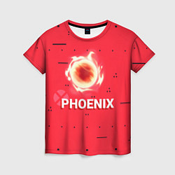 Футболка женская Phoenix, цвет: 3D-принт