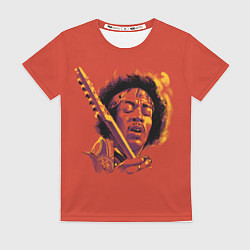 Женская футболка Джимми Хендрикс