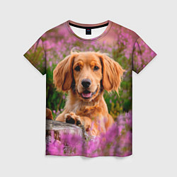 Женская футболка Dog