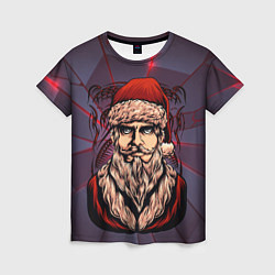 Женская футболка Santa Bad
