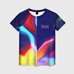 Футболка женская Phonk Neon, цвет: 3D-принт
