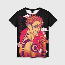 Женская футболка Двуликий магическая битва