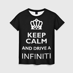 Женская футболка Drive a INFINITI!