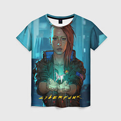 Женская футболка Cuberpunk 2077 melisa