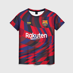 Футболка женская FC Barcelona La Liga Pre-Match 202122, цвет: 3D-принт