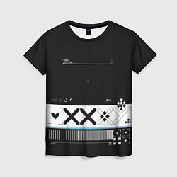 Женская футболка Desert Eagle: Printstream Black