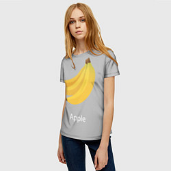 Футболка женская Banana, цвет: 3D-принт — фото 2