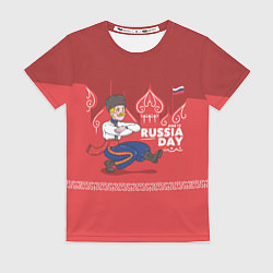 Футболка женская День России, цвет: 3D-принт