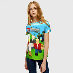 Футболка женская UNTURNED, цвет: 3D-принт — фото 2
