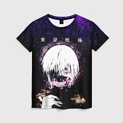 Футболка женская Kaneki Ken Tokyo Ghoul, цвет: 3D-принт