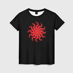 Женская футболка Солнце Славянский символ
