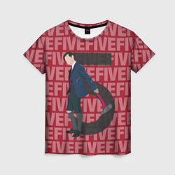 Футболка женская FIVE FIVE FIVE, цвет: 3D-принт