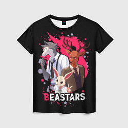 Женская футболка BEASTARS Легоши, Луи и Хару