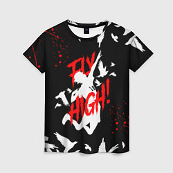 Женская футболка HAIKYU ВОЛЕЙБОЛ