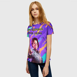 Футболка женская Алекс, цвет: 3D-принт — фото 2