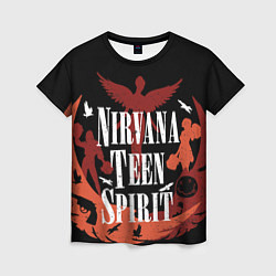 Женская футболка NIRVANA TEEN SPIRIT