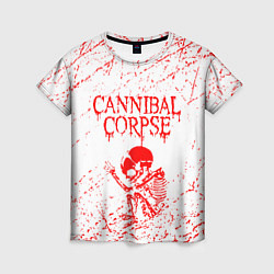 Футболка женская Cannibal corpse, цвет: 3D-принт