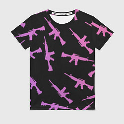 Футболка женская М4А1, цвет: 3D-принт