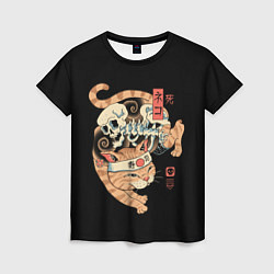 Женская футболка Cat of Death