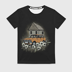 Женская футболка Истребитель дачников