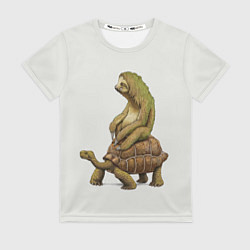 Женская футболка Тише едешь А впрочем