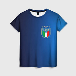 Футболка женская Сборная Италии, цвет: 3D-принт