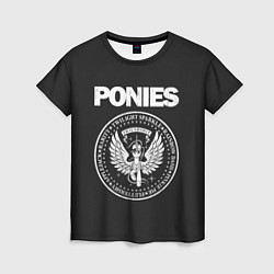 Футболка женская Pony x Ramones, цвет: 3D-принт