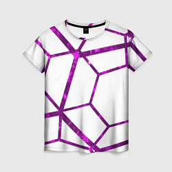 Футболка женская Hexagon, цвет: 3D-принт