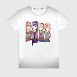 Футболка женская Doki Doki Literature Club, цвет: 3D-принт