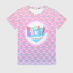 Женская футболка Doki Doki Literature Club Лого паттерн Z