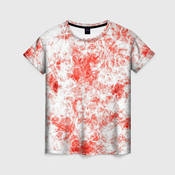 Женская футболка Кроваво-грязные пятна