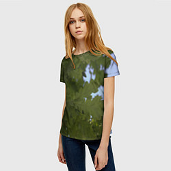Футболка женская Летние дубы, цвет: 3D-принт — фото 2