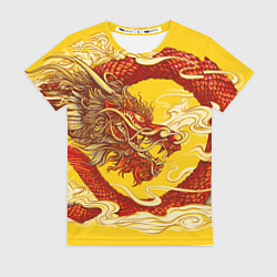 Женская футболка Китайский Дракон, China Dragon