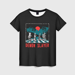 Женская футболка Demon slayer