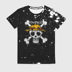 Футболка женская Весылый Роджер One Piece, цвет: 3D-принт