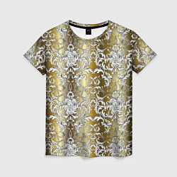 Футболка женская Versace gold & white, цвет: 3D-принт