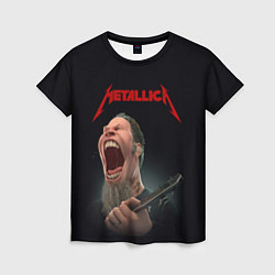 Женская футболка James Alan Hetfield METALLICA Z