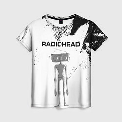Футболка женская Radiohead Радиохед Z, цвет: 3D-принт