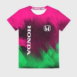 Женская футболка NEON HONDA НЕОН ХОНДА