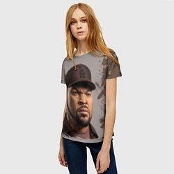 Футболка женская Ice Cube Айс Куб Z, цвет: 3D-принт — фото 2