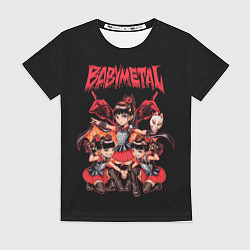 Женская футболка Метал малышки в деле