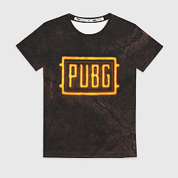 Футболка женская PUBG ПАБГ NEON, цвет: 3D-принт