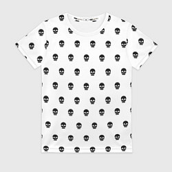 Футболка женская Черепушки, цвет: 3D-принт
