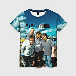 Футболка женская Мумий Тролль Владивосток 2000, цвет: 3D-принт