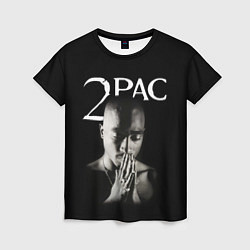 Футболка женская TUPAC, цвет: 3D-принт