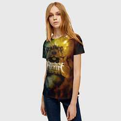 Футболка женская Scream Aim Fire - Bullet For My Valentine, цвет: 3D-принт — фото 2