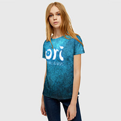 Футболка женская Ori Logo Ори Лого, цвет: 3D-принт — фото 2