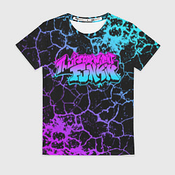 Футболка женская Friday Night Funkin трещины, цвет: 3D-принт