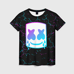 Футболка женская MARSHMELLO NEON МАРШМЕЛЛО НЕОН, цвет: 3D-принт